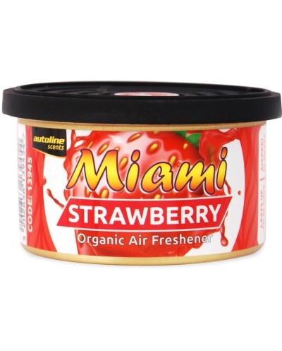 Αρωματική Κονσέρβα Κονσόλας Αυτοκινήτου Organic Miami Autoline 13945 Strawberry