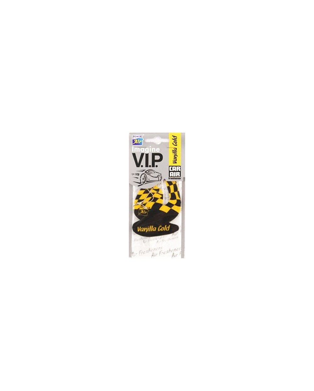 Αρωματικό Κρεμαστό Αυτοκινήτου σε Καρτέλα VIP Autoline 14067 Vanilla Gold