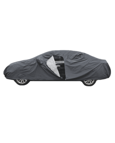 Κουκούλα Αυτοκινήτου Αδιάβροχη με Φερμουάρ στη Πόρτα Car Cover 485x183x120cm PAOLO 06113 - L