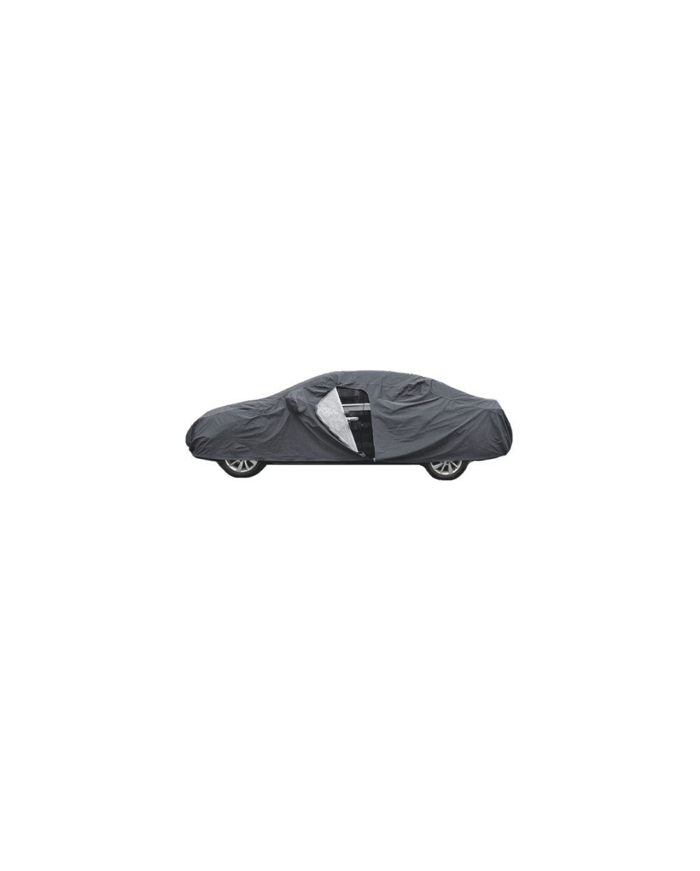 Κουκούλα Αυτοκινήτου Αδιάβροχη με Φερμουάρ στη Πόρτα Car Cover 534x183x120cm PAOLO 06114 - XL
