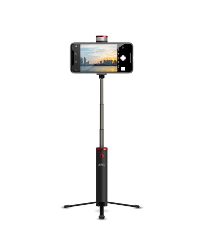 Selfie Stick Τρίποδο Κινητού με Φλας & Bluetooth EZRA Μαύρο