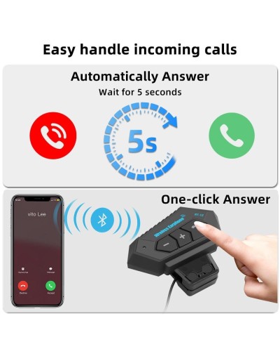 Ασύρματη Ενδοεπικοινωνία Bluetooth για Κράνος Μοτοσυκλέτας - Wireless Earphone OEM BT12