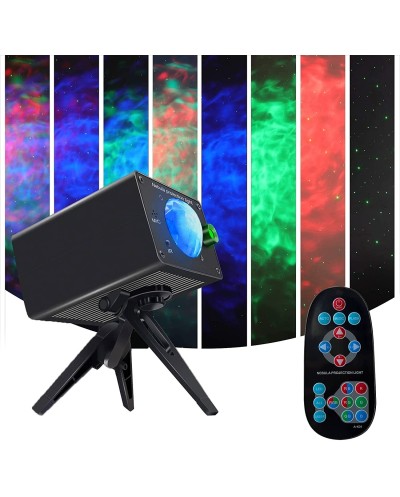 Προβολέας Χρωμάτων Γαλαξίασμε Τρίποδο και Χειριστήριο Nebula Projector Light