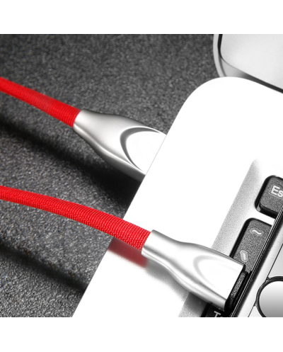 Καλώδιο Γρήγορης Φόρτισης 2A Micro-USB, 1m Fashion Cable Ultra Charging Κόκκινο