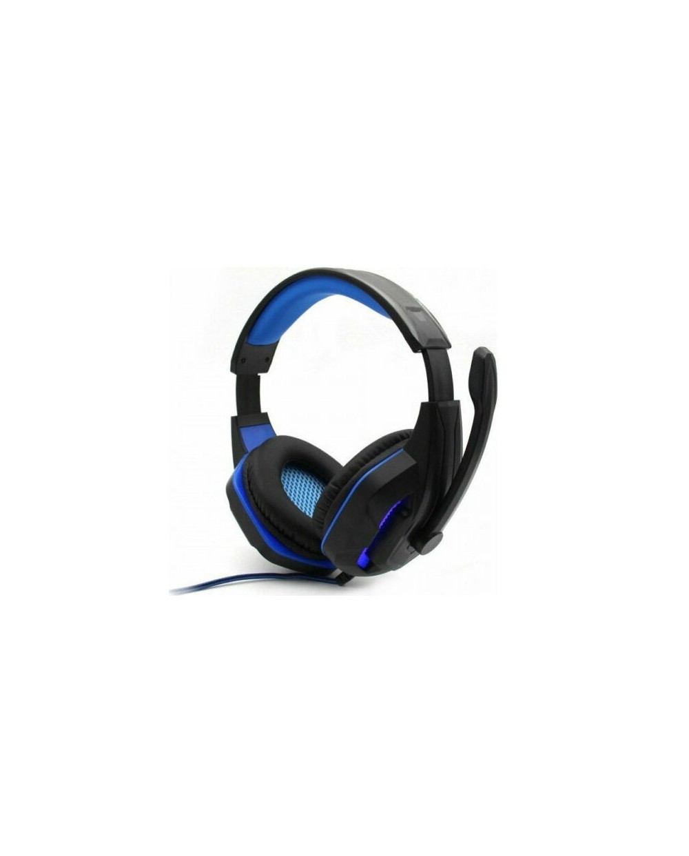 Στερεοφωνικά Ακουστικά Gaming με Ρυθμιζόμενο Μικρόφωνο KOMC PC Series M203 Μπλε