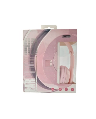 Ενσύρματα Ακουστικά Handsfree με Μικρόφωνο Stereo EZRA BH05 Ροζ