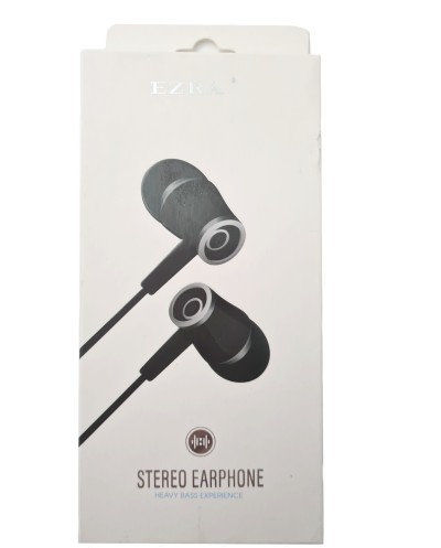 Ενσύρματα HandsFree Ακουστικά Jack 3.5mm EZRA EP20 Μαύρο
