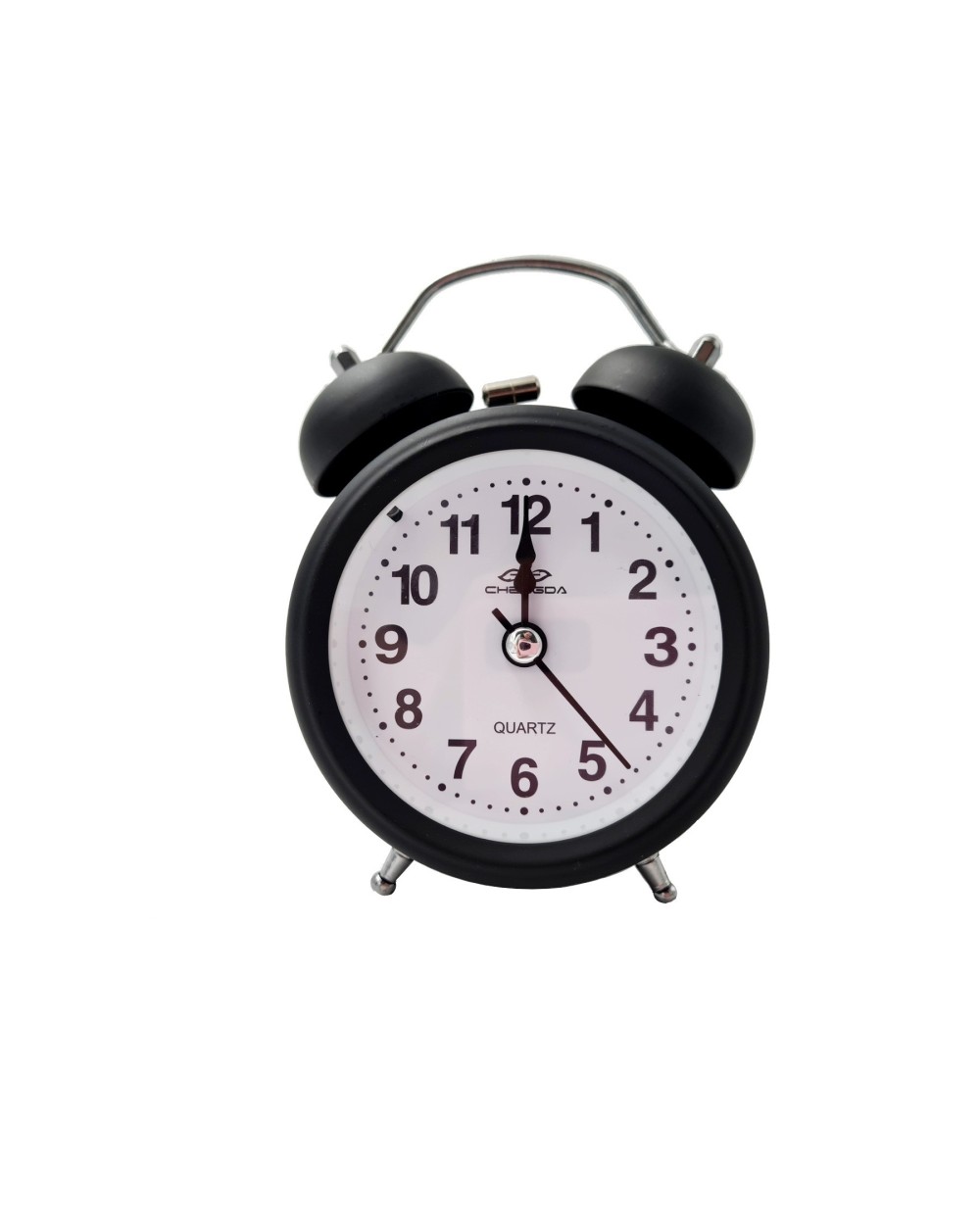 Μίνι Μεταλλικό Retro Επιτραπέζιο Ρολόι Ξυπνητήρι με Φως 8819