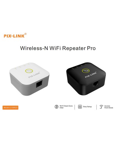 Ενισχυτής Σήματος Δικτύου PIX-LINK 300mbps Ασύρματο Wi-Fi Repeater Range Extender LV-WR23