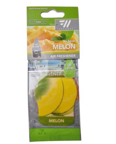Αρωματικό Κρεμαστό Αυτοκινήτου σε Καρτέλα Freshway Car Freshener με Άρωμα Melon