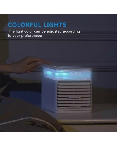 Φορητός Ανεμιστήρας Υδρονέφωσης & Υγραντήρας με RGB LED Φωτισμό Air Cooler Ultra NewFan
