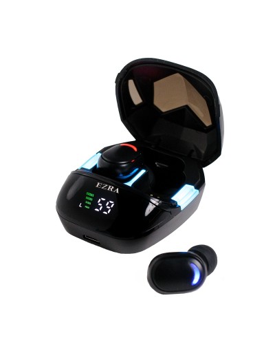 Ασύρματα Ακουστικά Bluetooth V5.1 Handsfree Wireless Stereo με Θήκη Φόρτισης Ezra TWS40