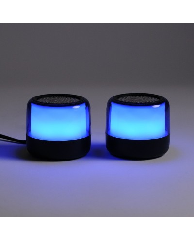 Ηχεία Υπολογιστή Bluetooth V5.2 με LED Φωτισμό Colorful 360o Ezra NL48