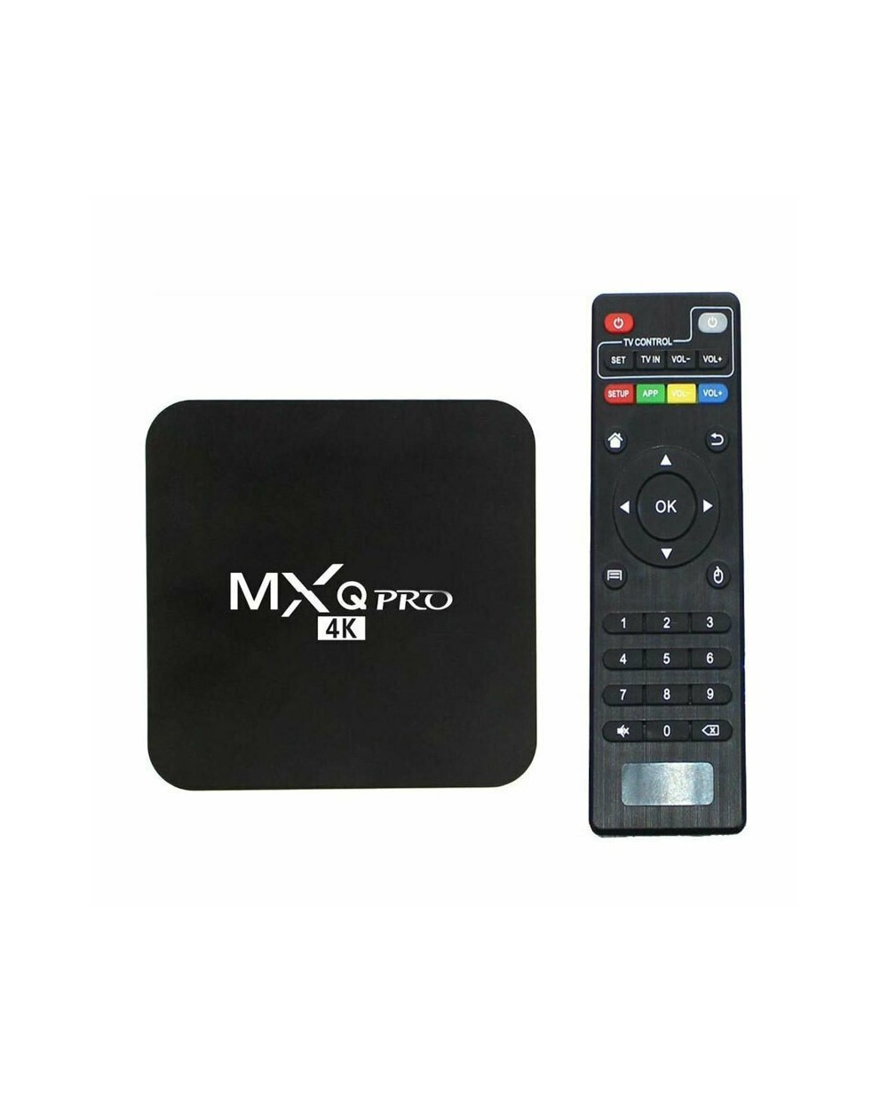 TV Box MXQ Pro 4K UHD με WiFi USB 2.0 4GB RAM και 64GB Αποθηκευτικό Χώρο με Λειτουργικό Android 10.0