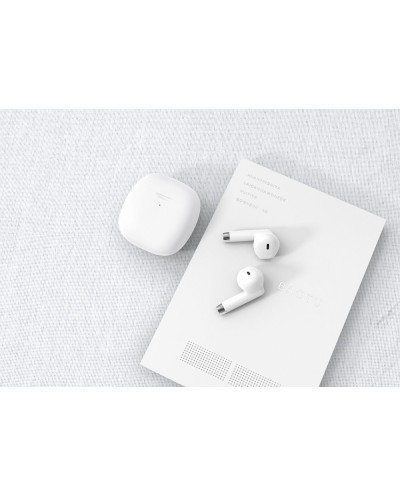 Ασύρματα Ακουστικά Bluetooth με Βάση Φόρτισης Esdras TWS33 Λευκά
