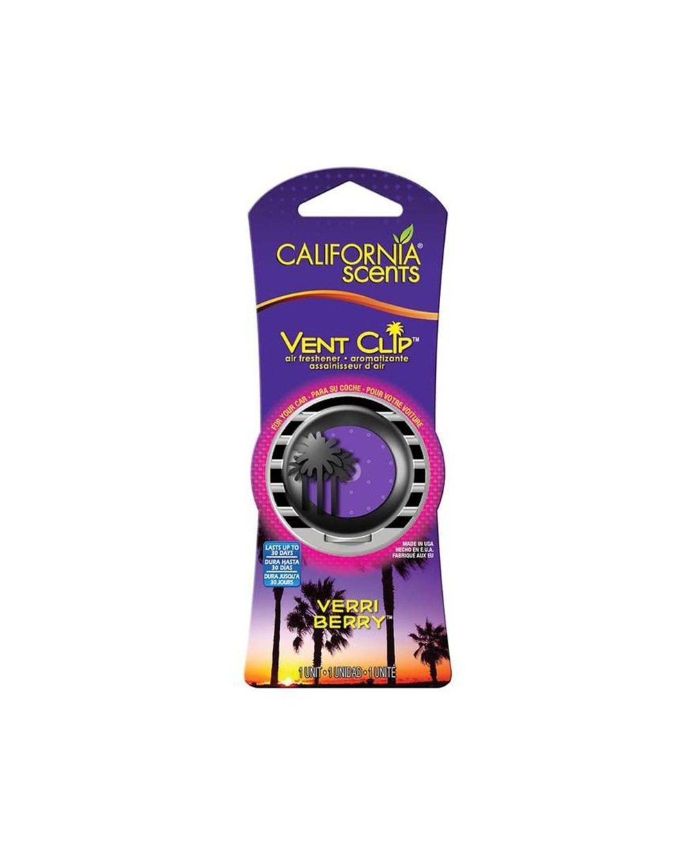 Αρωματικό Αεραγωγού Αυτοκινήτου Vent Clip Verri Berry California Scents Autoline 13953