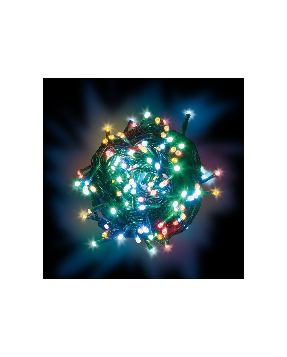 100 LED Πολύχρωμα Χριστουγεννιάτικα  Λαμπάκια  OEM 1436