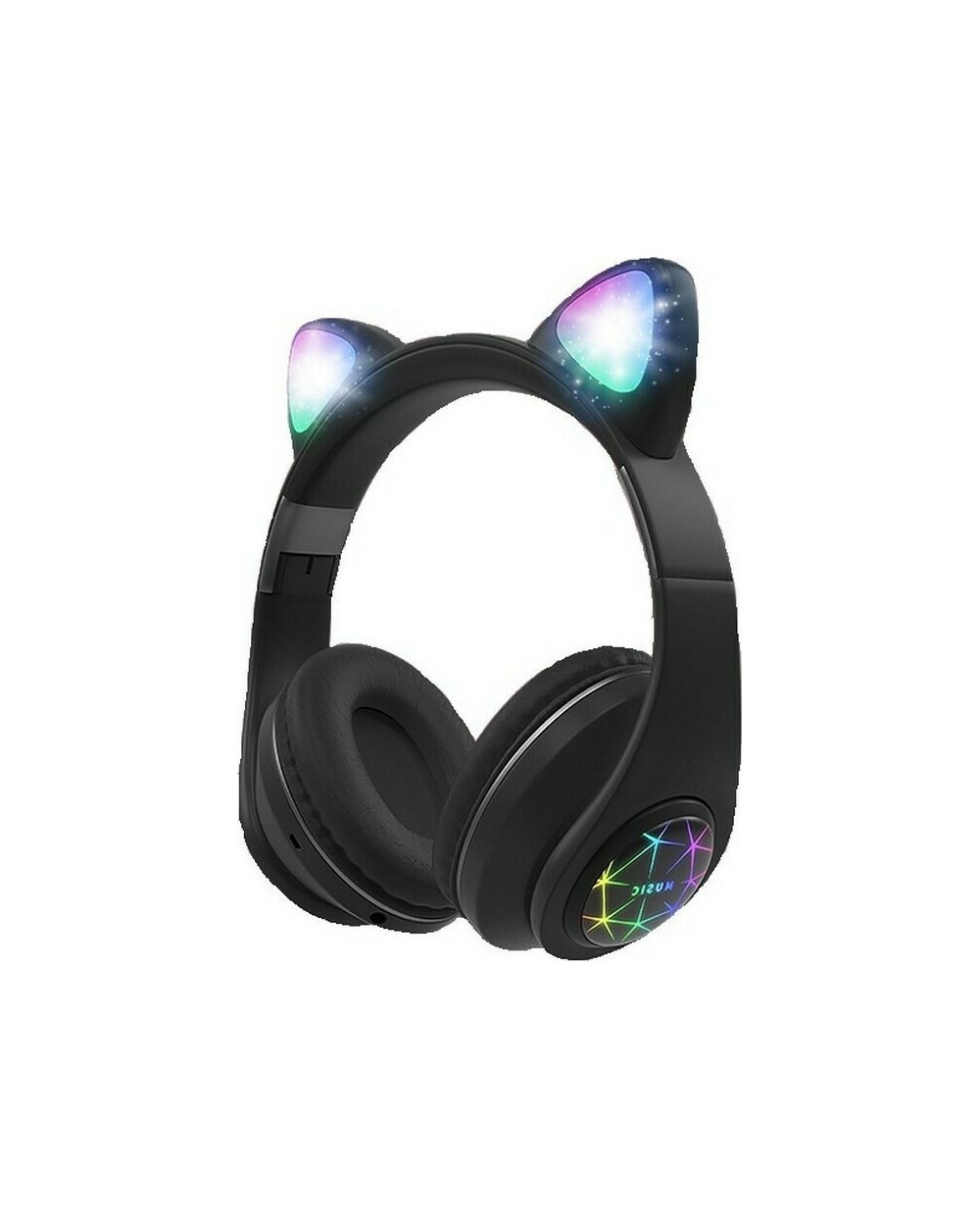 Ασύρματα/Ενσύρματα Ακουστικά Cat M2 Over Ear Παιδικά με 8 ώρες Λειτουργίας Μαύρα