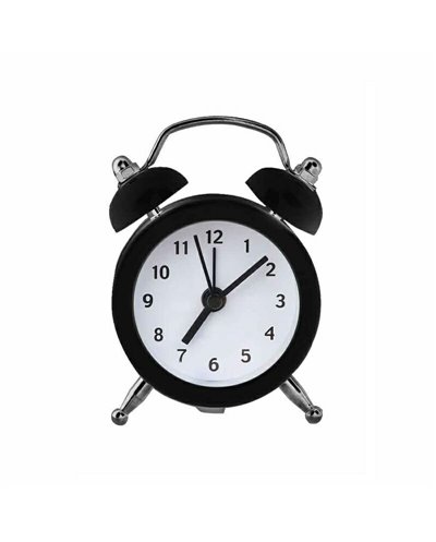 Επιτραπέζιο ρολόι - Ξυπνητήρι - Mini - 508 - 050008 - Black