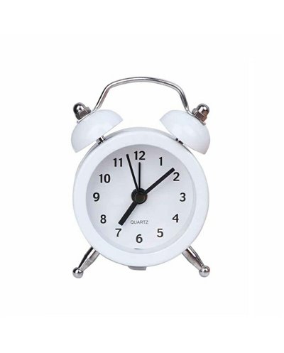 Επιτραπέζιο ρολόι - Ξυπνητήρι - Mini - 508 - 050008 - White