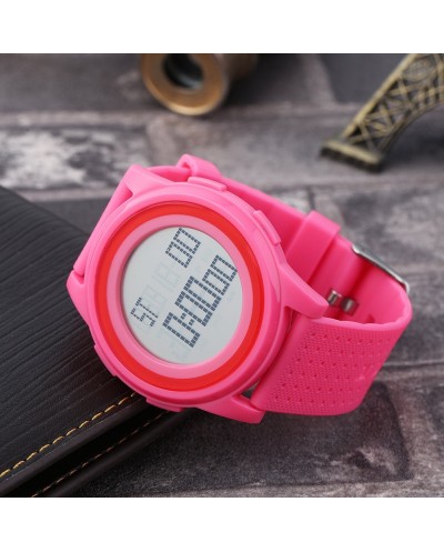 Αθλητικό ρολόι χειρός γυναικείο SKMEI 1206 PINK WITH RED