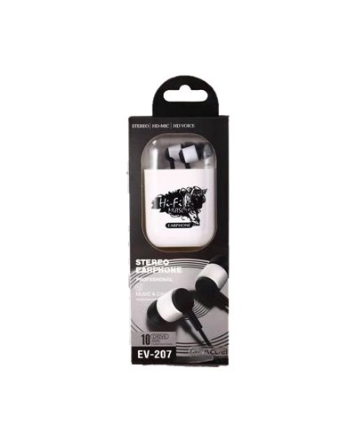Ενσύρματα ακουστικά - EV-207 - 202296 - Black
