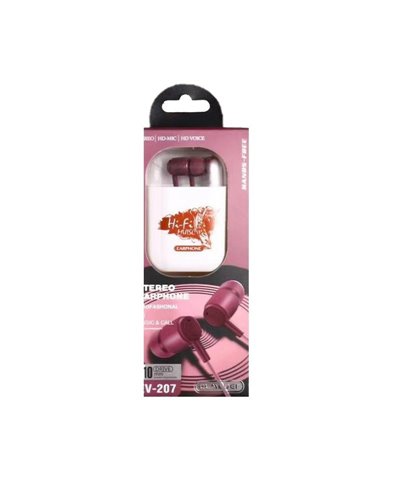 Ενσύρματα ακουστικά - EV-207 - 202296 - Pink