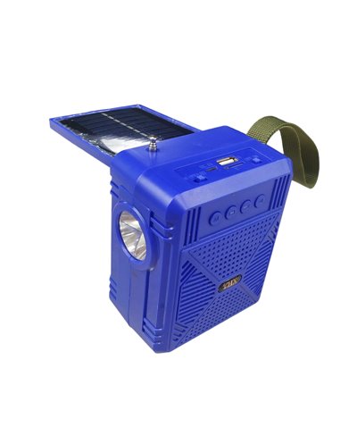 Ασύρματο ηχείο Bluetooth με ηλιακό πάνελ - YHX-03 - 040032 - Blue