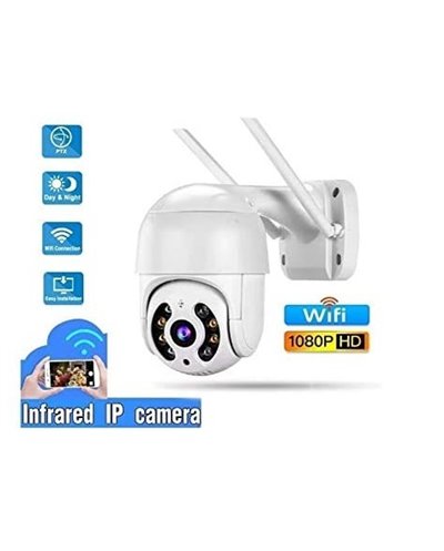 IP Κάμερα Παρακολούθησης Wi-Fi 1080p Full HD Αδιάβροχη με Μικρόφωνο και Φακό A8