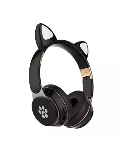Ασύρματα ακουστικά - Cat Headphones - T22 - 540221 - Black