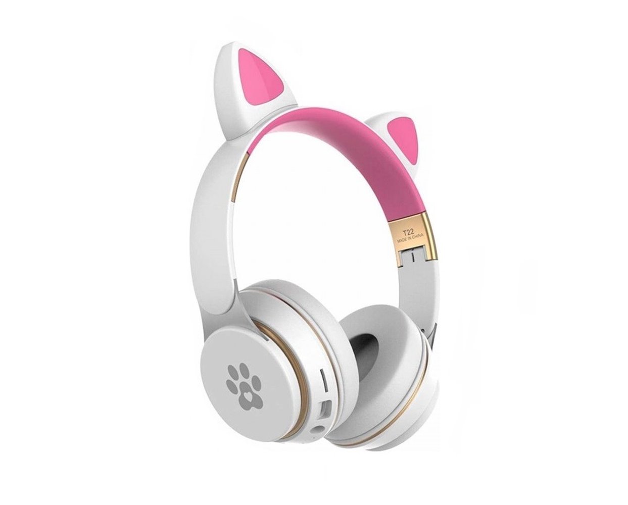 Ασύρματα ακουστικά - Cat Headphones - T22 - 540221 - White