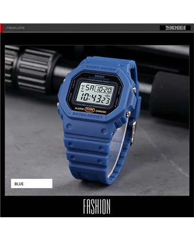 Ανδρικό Ψηφιακό Ρολόι Χειρός SKMEI 1628 BLUE