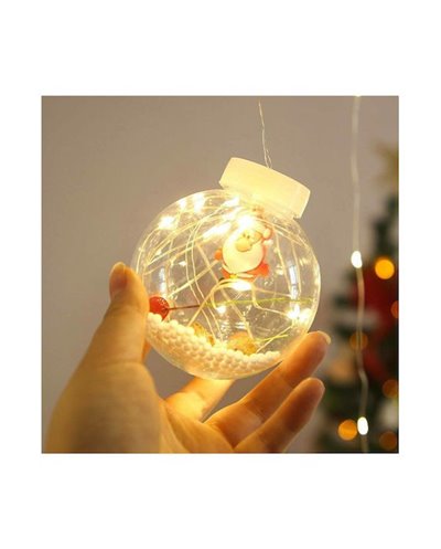 Χριστουγεννιάτικες Διακοσμητικές Λάμπες σε Κουρτίνα Θερμές με Άσπρο καλώδιο - LED 2Χ1μ OEM B240