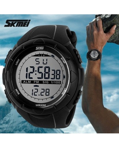 Αθλητικό ρολόι χειρός ανδρικό SKMEI 1025 BLACK