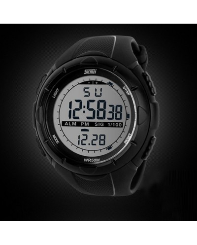 Αθλητικό ρολόι χειρός ανδρικό SKMEI 1025 BLACK