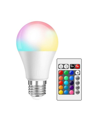 Λάμπα LED RGB - E27 - 3W -...