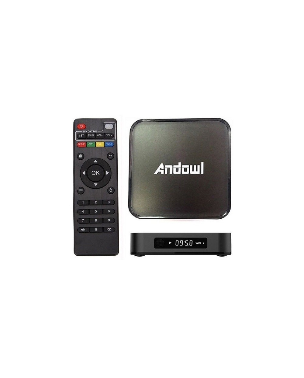 TV BOX ANDOWL 4K HD 7.1.2 3GB RAM