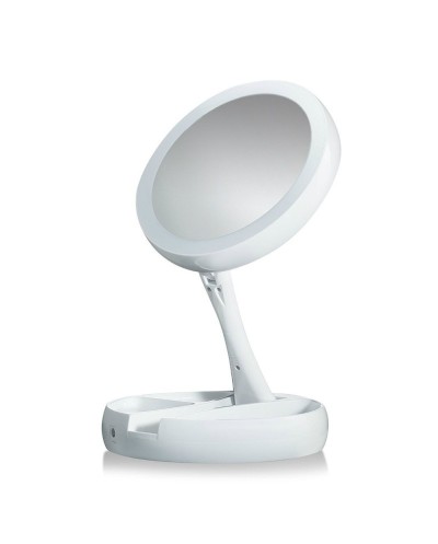 Υπερμεγενθυντικός LED Φωτιζόμενος Πτυσσόμενος Καθρέφτης Διπλής Όψεως - My Fold Away Mirror