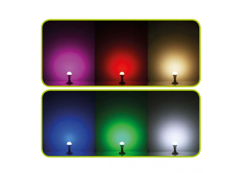 Λάμπα Led RGB Εναλλαγής Χρωμάτων με Τηλεχειριστήριο Bulb EZRA DL14