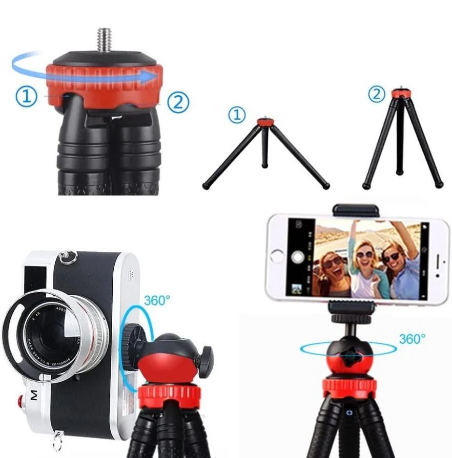 Εύκαμπτο Τρίποδο για Selfie Φωτογραφίες Flexible Tripod JM-801