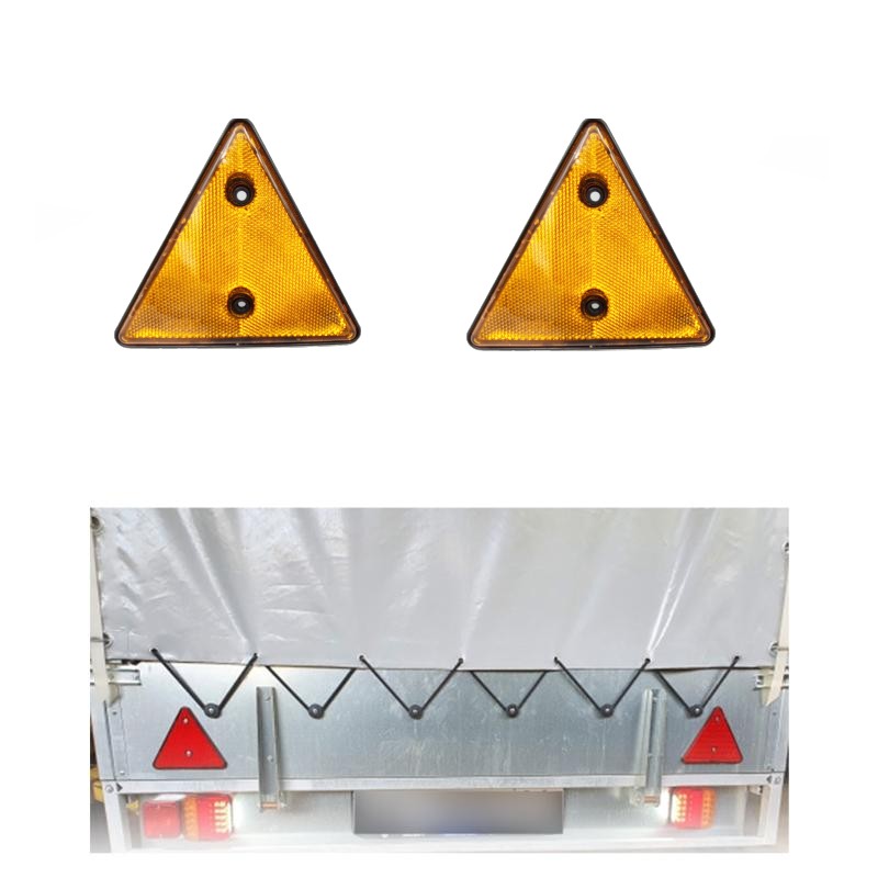 Αντανακλαστικό Προειδοποιητικό Τρίγωνο Πορτοκαλί 16cm